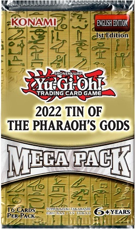 Yu-Gi-Oh 2022 Tin of the Pharaohs Gods Mega Pack